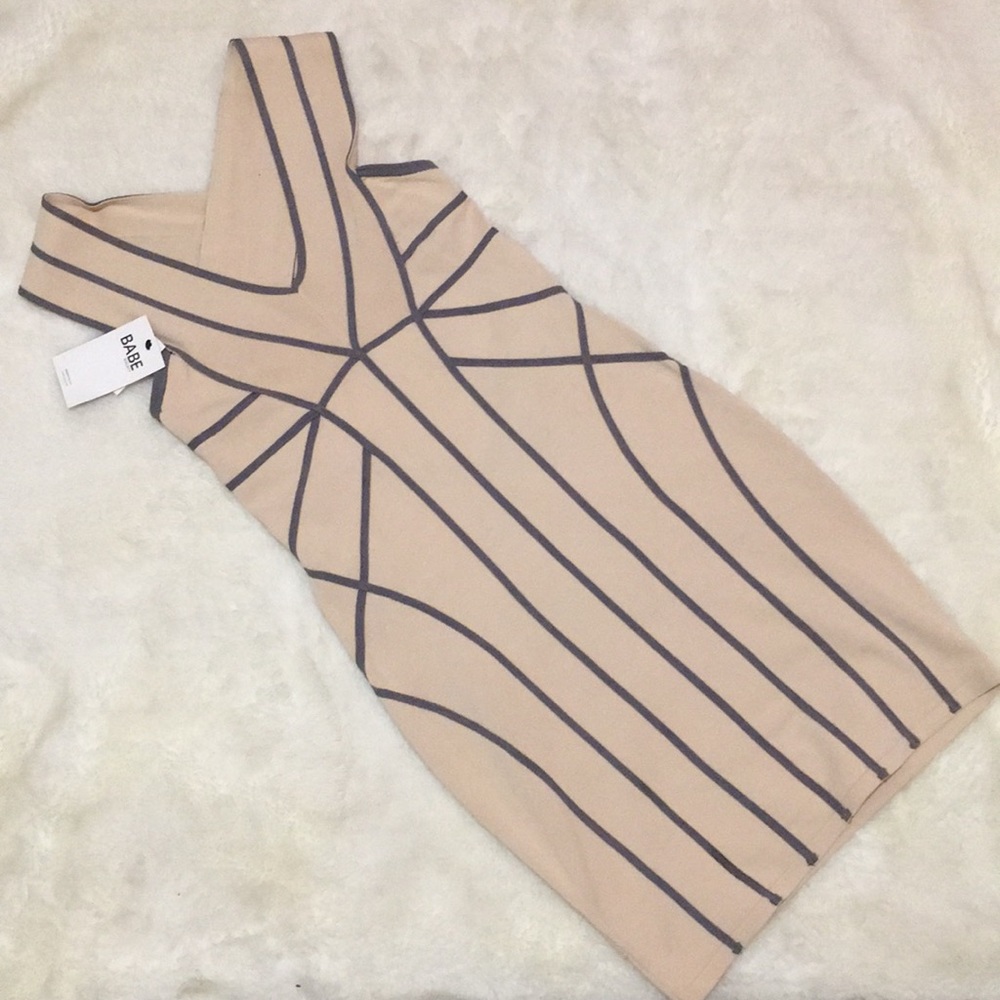 Babe Society Crossback Bodycon mini dress